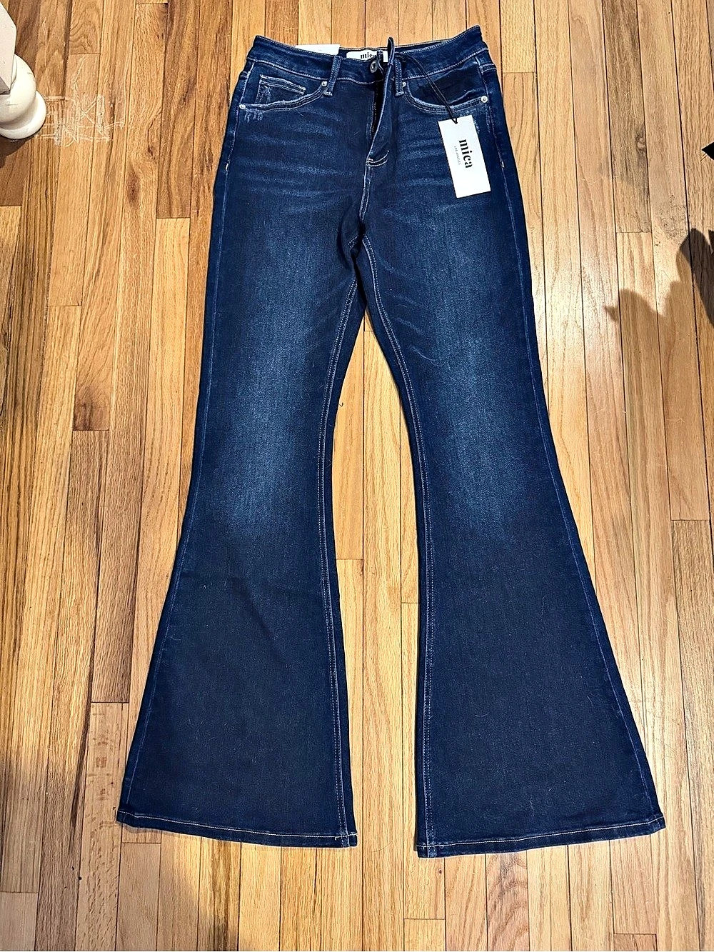 Mica Denim Amaya Flare Jeans Blue Waist 28 NWT